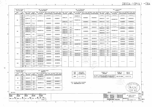 富士达ZEXIA(CP41)电气图纸2015