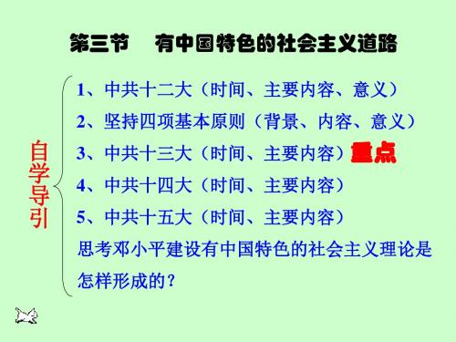 有中国特色的社会主义道路