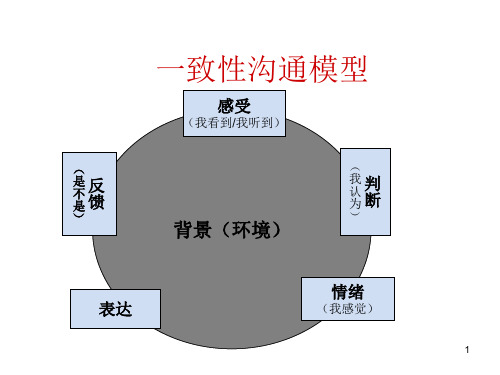 一致性沟通PowerPoint演示文稿