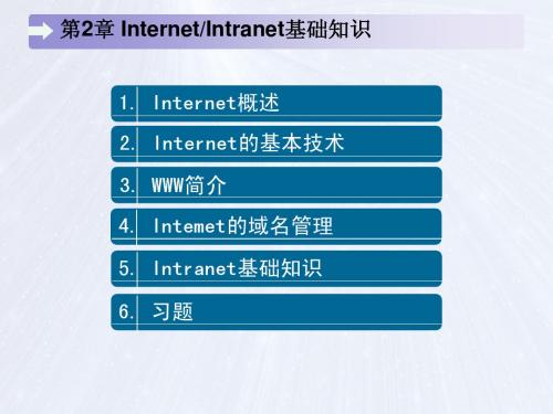 第2章 Internet网络概述