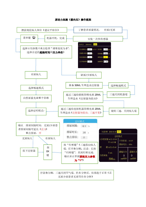 经膀胱腹腔压力测定仪操作流程