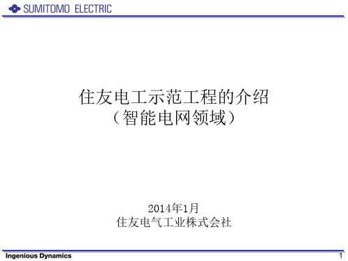 住友电工的示范工程介绍C3 (NXPowerLite)