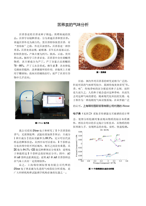 苦荞茶的气味分析