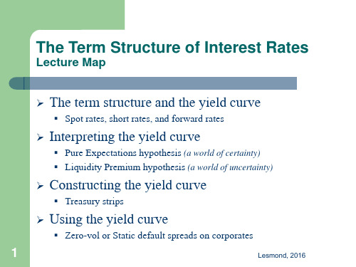 Term structure of interest rates (C15)