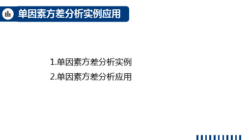 8.5 单因素方差分析实例应用