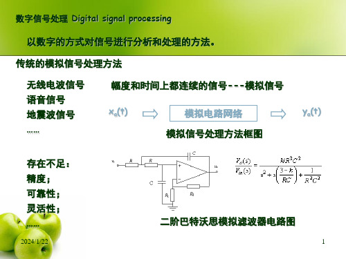 数字信号处理知识点总结