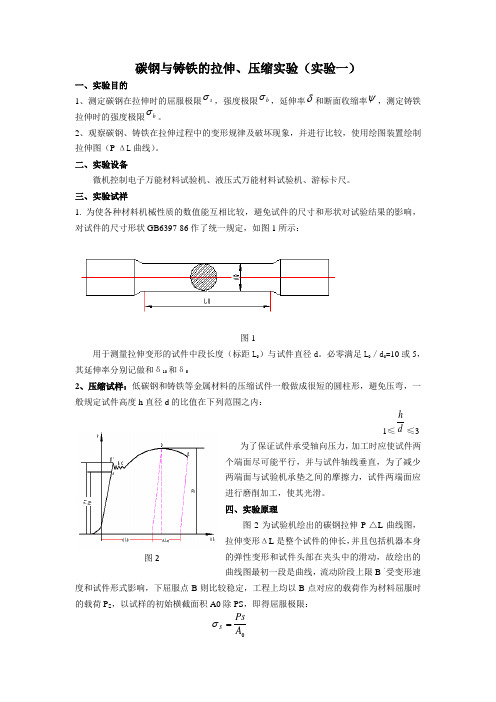 金属材料的拉伸与压缩试验2