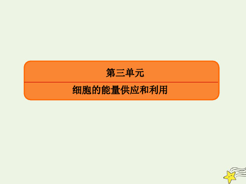 高考生物一轮复习第三单元细胞的能量供应和利用第01讲降低化学反应活化能的酶新人教版
