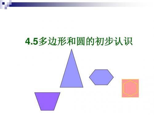 4.5多边形和圆的初步认识