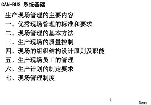 生产现场管理培训ppt课件