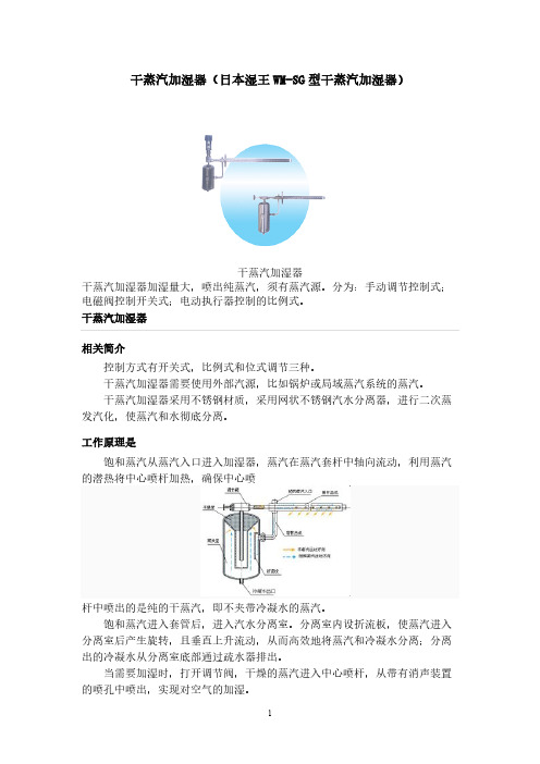 [VIP专享]干蒸汽加湿器(日本湿王WM-SG型干蒸汽加湿器)