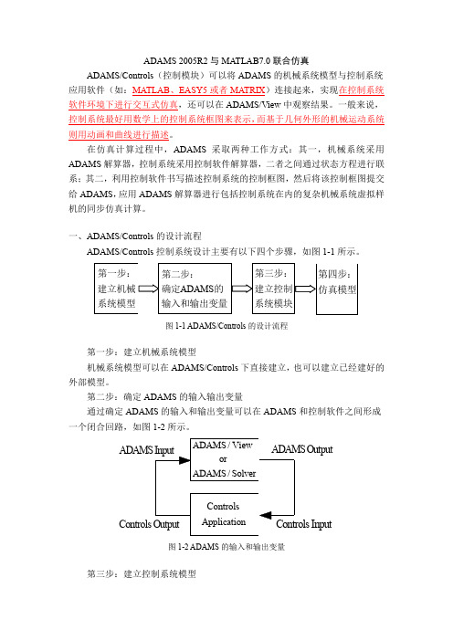 ADAMS 2005R2与MATLAB7.0联合仿真(word文档良心出品)