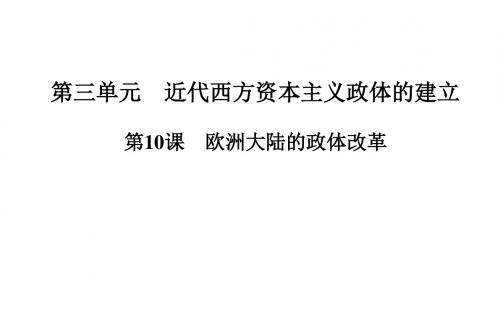 高中历史岳麓版必修1(课件+习题)第3单元近代西方资本