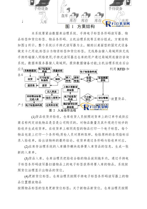 基于RFID和条形码的智能化仓库管理系统