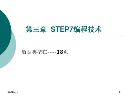 step7 数据类型