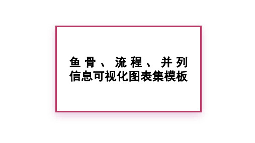 鱼骨流程并列信息可视化PPT图表模板