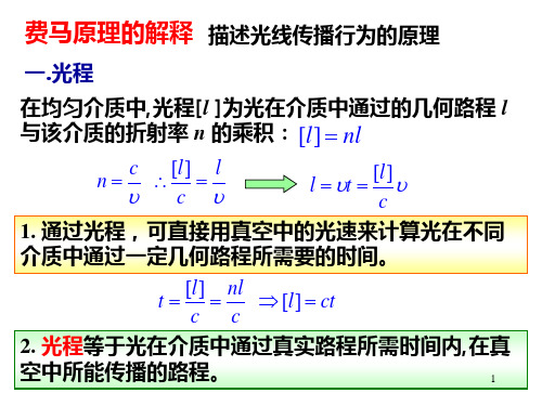 费马原理ppt课件