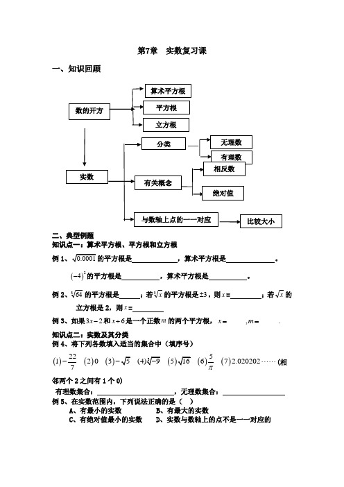 青岛版八年级下册7.5-7.8复习课学案设计(无答案)