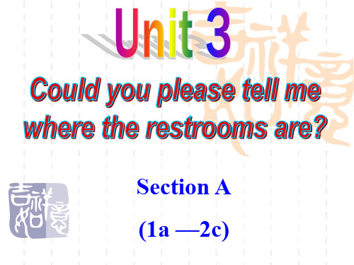 人教版九年英语 Unit 3Could you please tell me 全单元课件