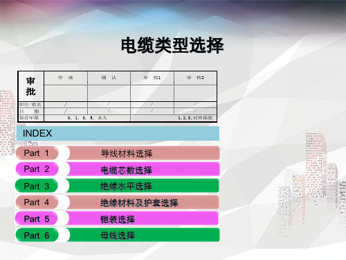 电缆类型与选择PPT