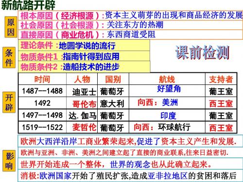 部编版九年级历史上册 第16课 早期殖民掠夺(共20张PPT)