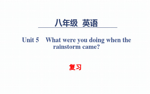 Unit-5-What-were-you-doing-when-the-rainstorm-came