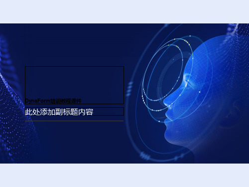 DynaForm培训教程课件