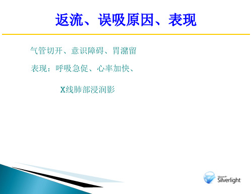 重症患者反流 误吸的预防和处理