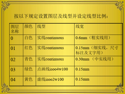 CAD绘图步骤