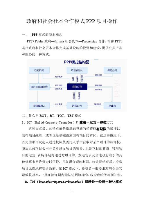 政府和社会社本合作模式