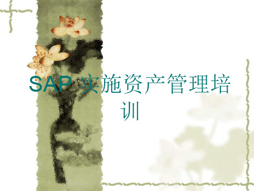 sap财务会计培训资料