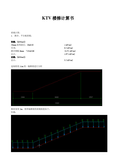 ktv楼梯计算书