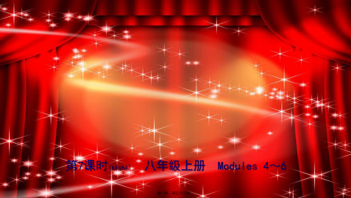 中考英语总复习 第7课时 八上 Modules 46课件_1