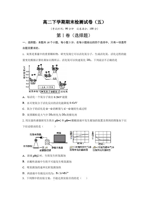 模拟卷05(选修3+选修4)-2020年高二下学期期末检测试卷(解析版)