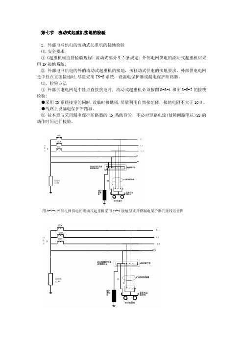 流动式起重机接地的检验