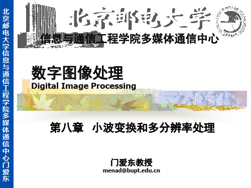 DIP08小波变换和多分辨率处理