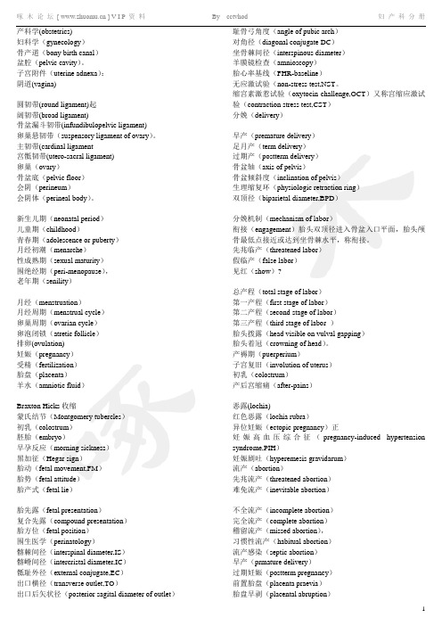 妇产科资料