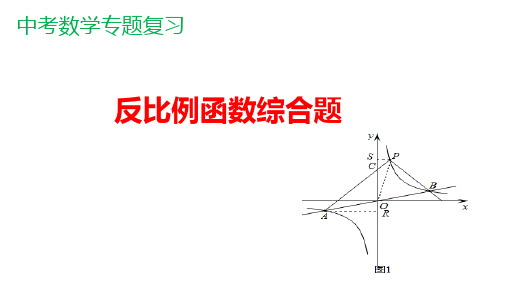 中考数学专题复习：反比例函数综合题