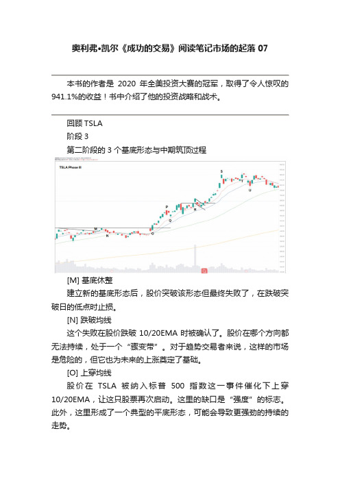 奥利弗?凯尔《成功的交易》阅读笔记市场的起落07