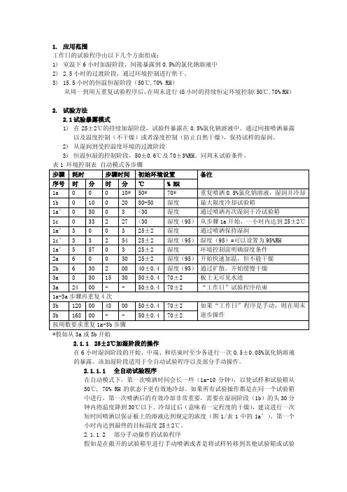 加速性腐蚀测试-ACT2 VCS1027,1449