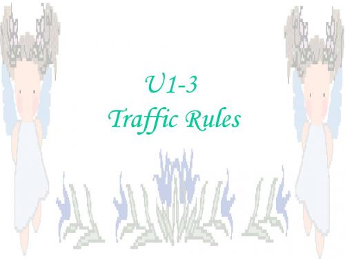 牛津深圳版英语二下《Unit 8 Traffic Rules》课件
