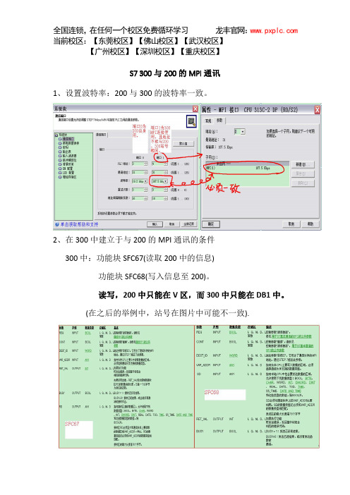 300与200的MPI通讯步骤