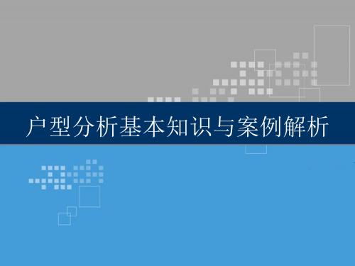 户型分析基本知识与案例解析(图文丰富)