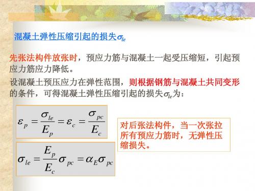 预应力混凝土结构的受力性能