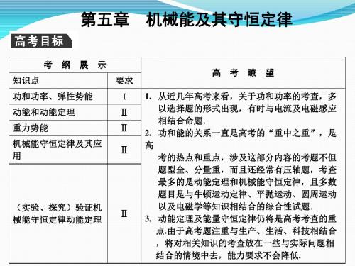 2011届物理一轮复习课件：2-5-1：功功率要点