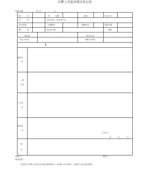 (完整word版)某集团公司全套人力资源管理图表(55个)