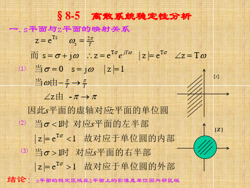 §8-5离散系统稳定性分析