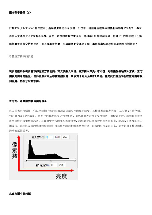 修图  解密直方图控制曝光