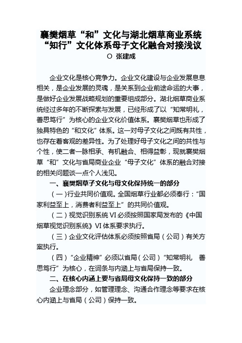 母子文化融合