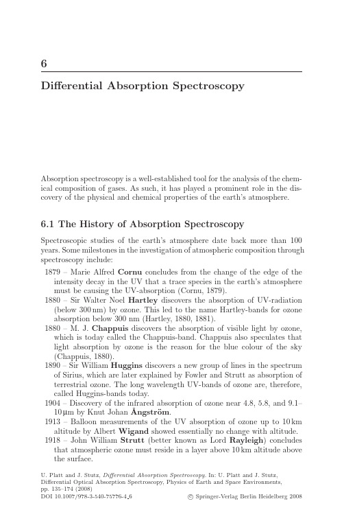 6Differential Absorption Spectroscopy